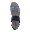 Munro Sandals | WOMEN'S PISCES-Blue/ Silver Metallic