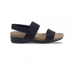 Munro Sandals | WOMEN'S PISCES-Black Woven