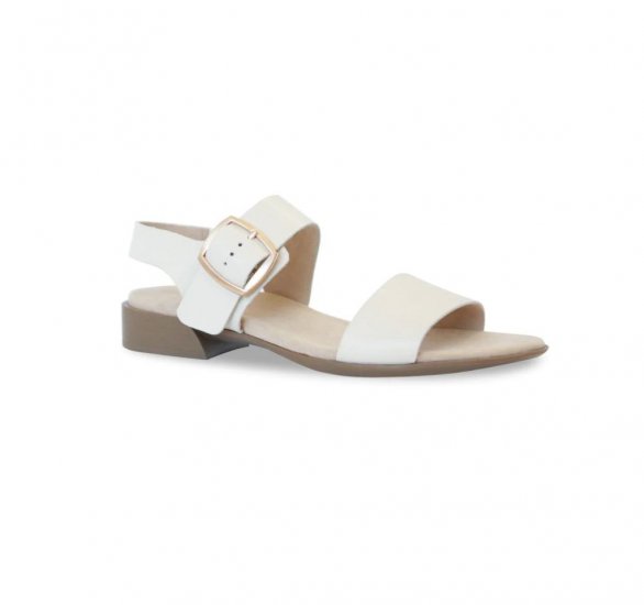 Munro Sandals | WOMEN'S CLEO-Cream Leather - Click Image to Close