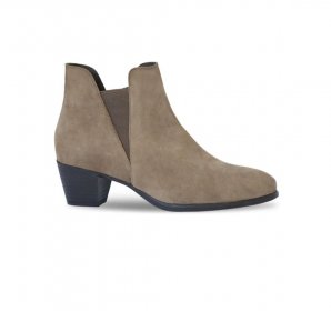 Munro Boots | WOMEN'S JACKSON-Toasted Sesame Suede