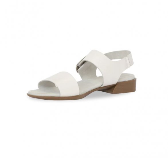 Munro Sandals | WOMEN'S CLEO-Winter White Leather - Click Image to Close