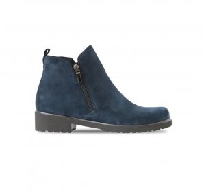 Munro Boots | WOMEN'S ROURKE-Deep Indigo Suede