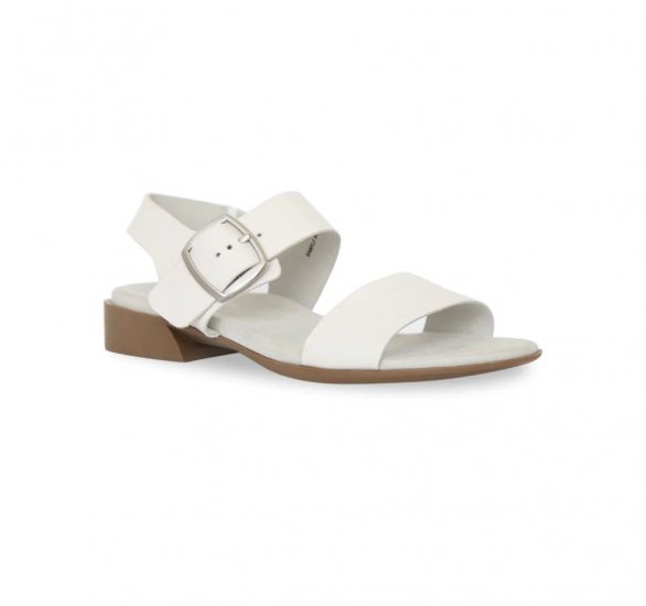 Munro Sandals | WOMEN'S CLEO-Winter White Leather - Click Image to Close