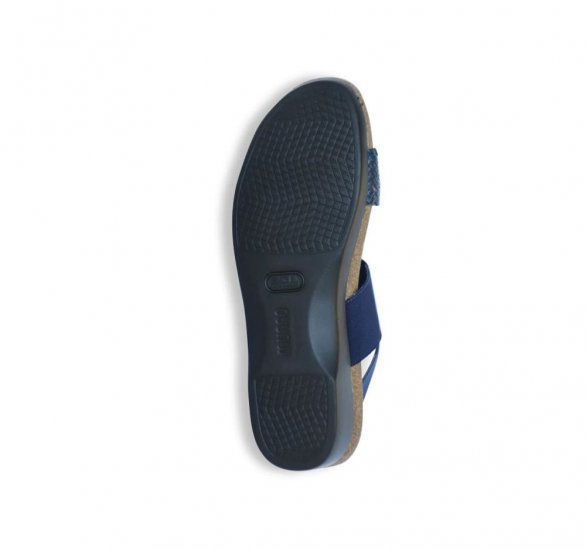 Munro Sandals | WOMEN'S PISCES-Navy Woven - Click Image to Close