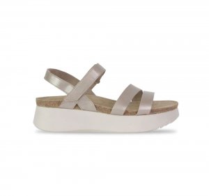 Munro Sandals | WOMEN'S JUNIPER-Taupe Metallic