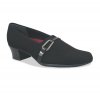 Munro Shoes | WOMEN'S CINDI-Black Stretch Fabric