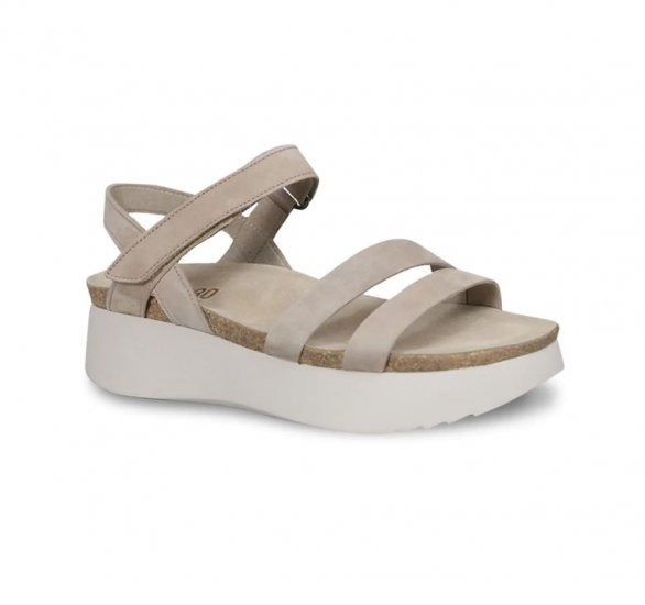 Munro Sandals | WOMEN'S JUNIPER-Dark Taupe Nubuck - Click Image to Close