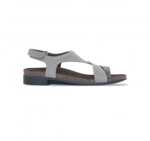 Munro Sandals | WOMEN'S MEGHAN-Slate Grey Nubuck