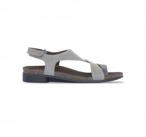 Munro Sandals | WOMEN'S MEGHAN-Slate Grey Nubuck