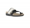 Munro Sandals | WOMEN'S ARIES-Cream W/ Black Stripe