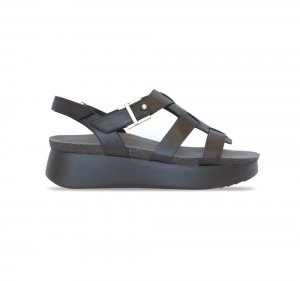 Munro Sandals | WOMEN'S FLYNN-Black Calf