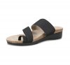 Munro Sandals | WOMEN'S ARIES-Black Fabric