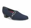 Munro Shoes | WOMEN'S CINDI-Navy Stretch Fabric