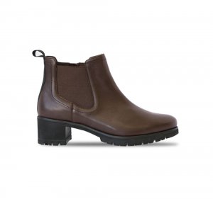 Munro Boots | WOMEN'S DARCY-Chocolate Tumbled Leather