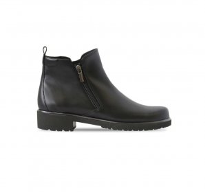 Munro Boots | WOMEN'S ROURKE-Black Leather