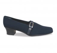 Munro Shoes | WOMEN'S CINDI-Navy Stretch Fabric