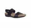 Munro Sandals | WOMEN'S PISCES-Black Woven