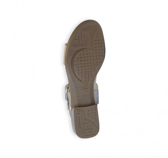 Munro Sandals | WOMEN'S CLEO-Taupe Metallic Leather - Click Image to Close