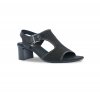 Munro Sandals | WOMEN'S WALLIS-Black Fabric Combo