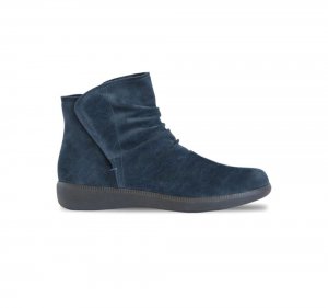 Munro Boots | WOMEN'S SCOUT-Deep Indigo Suede