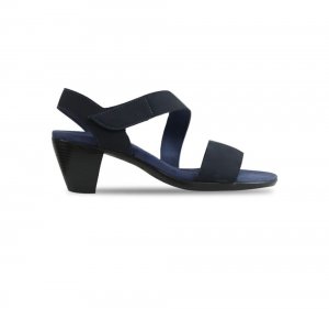 Munro Sandals | WOMEN'S LUCIA-Navy Nubuck