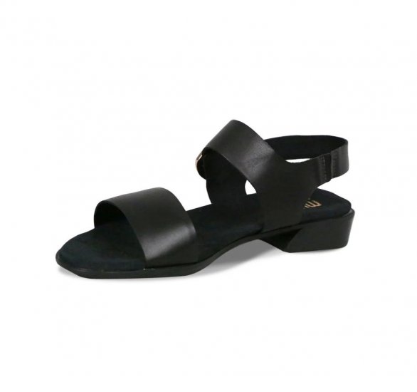 Munro Sandals | WOMEN'S CLEO-Black Leather - Click Image to Close