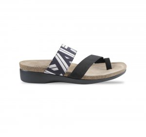 Munro Sandals | WOMEN'S ARIES-Black/White