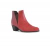 Munro Boots | WOMEN'S JACKSON-Red Distressed Leather