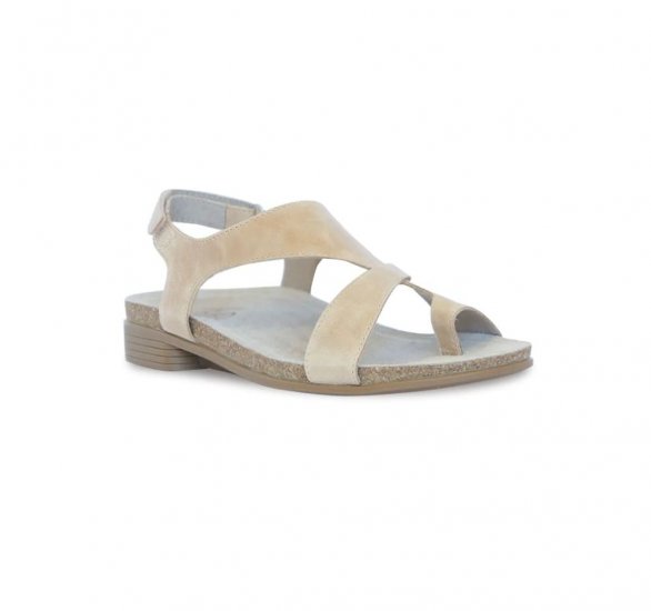 Munro Sandals | WOMEN'S MEGHAN-Natural Leather - Click Image to Close