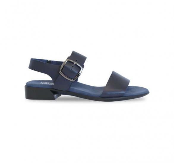 Munro Sandals | WOMEN'S CLEO-Navy Leather - Click Image to Close