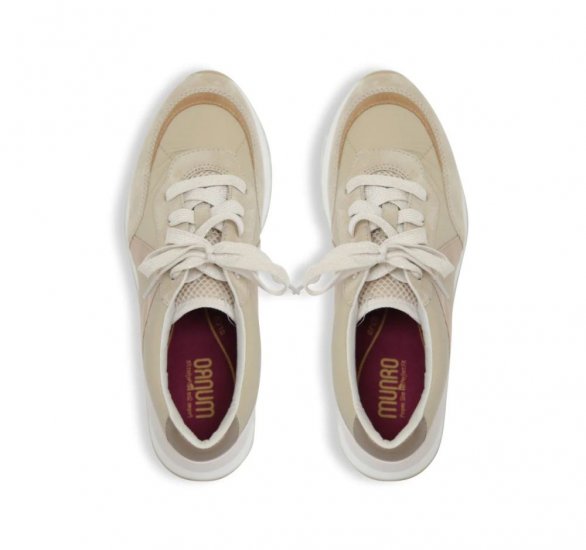 Munro Shoes | WOMEN'S PIPER-Khaki/ Gold Combo - Click Image to Close