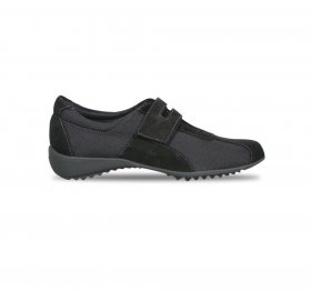 Munro Shoes | WOMEN'S JOLIET II-Black Fabric/Suede
