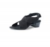 Munro Sandals | WOMEN'S JENNY-Black Lizard Print Nubuck