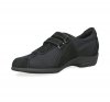 Munro Shoes | WOMEN'S JOLIET-Black Fabric/Black Suede