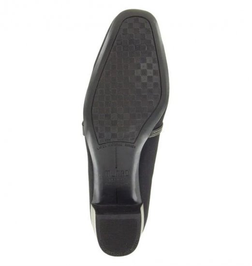 Munro Shoes | WOMEN'S CINDI-Black Stretch Fabric - Click Image to Close