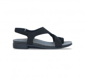 Munro Sandals | WOMEN'S MEGHAN-Black Nubuck