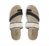 Munro Sandals | WOMEN'S ARIES-Cream W/ Black Stripe