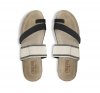 Munro Sandals | WOMEN'S ARIES-Cream W/ Black Stripe