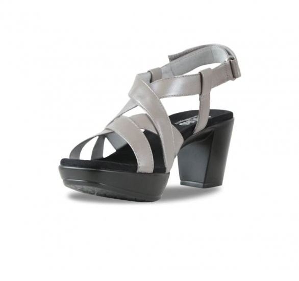 Munro Sandals | WOMEN'S MADDOX-Silver Leather - Click Image to Close